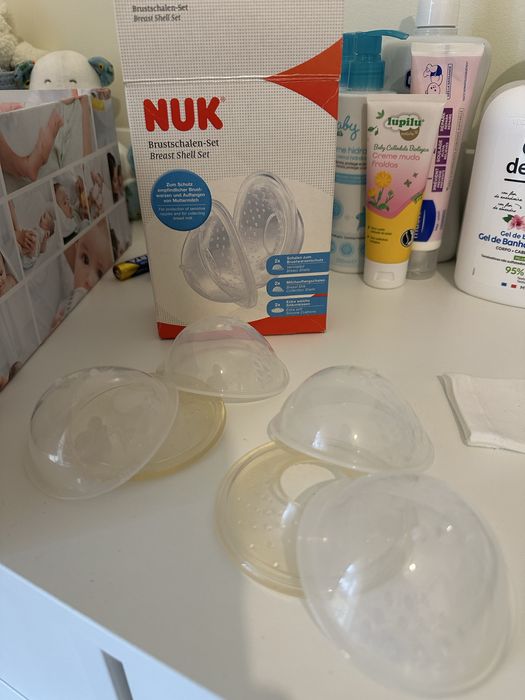 Vendo bomba tira-leite eléctrica, manual e conchas