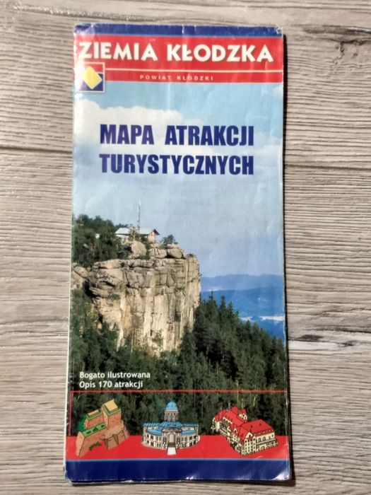 Mapa atrakcji turystycznych - Ziemia Kłodzka
