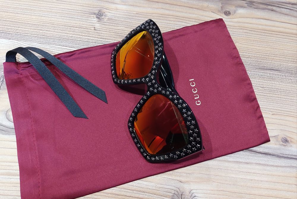 Ефектні сонцезахисні ркуляри з зірковим дізайном  Gucci GG3870/S ( Оригінал, Італія)