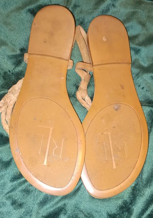 Sandálias Ralph Lauren tamanho 6.5
