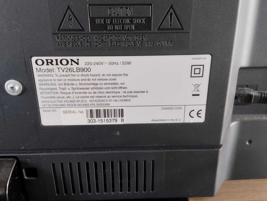 Sprzedam TV Orion 26"