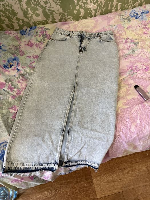 Юбка джинсова блакитна