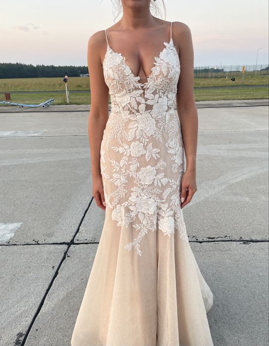 Suknia ślubna Kayli capuccino Sofia Rein XS- 165 cm (regulowana)