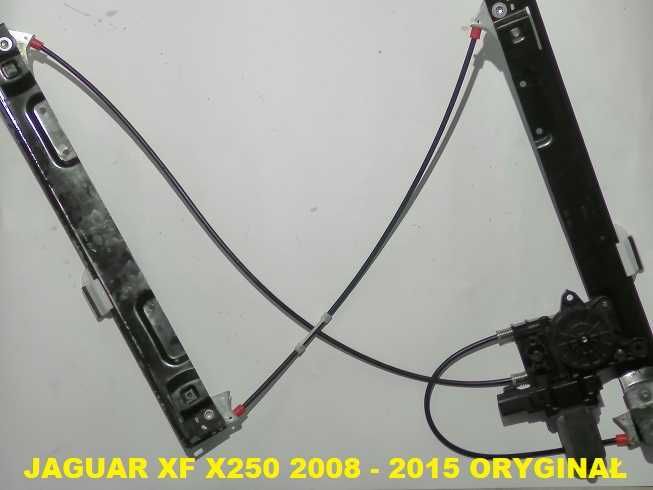 Jaguar XF X250 2008-2015 Oryginalny Podnośnik Mechanizm Szyby Przód Lewy [6e]