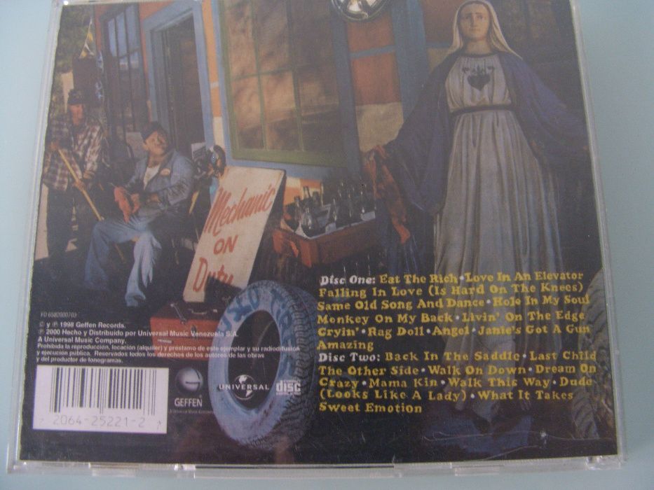 CD duplo Aerosmith