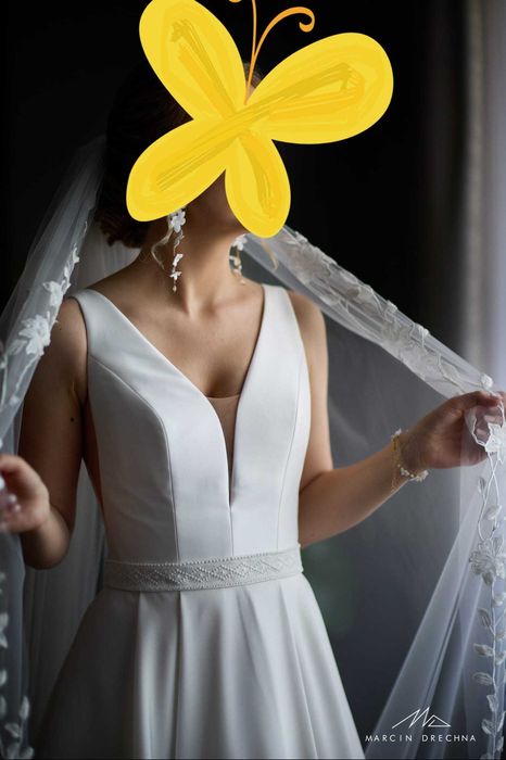 Suknia ślubna Mystic Bridal, satyna mikado