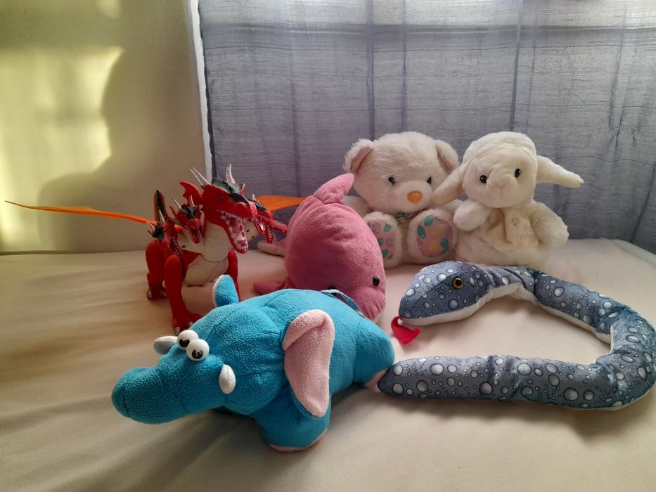 Conjunto de bonecos de animais