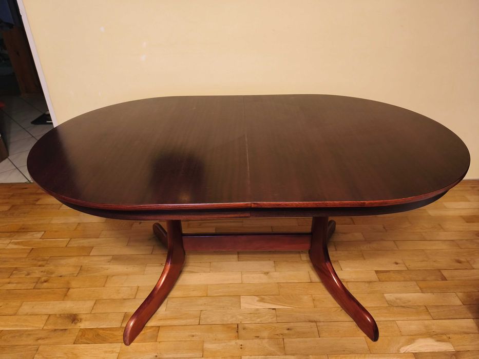 Unikatowy zestaw–lite drewno– 6 krzeseł+stół rozkładany