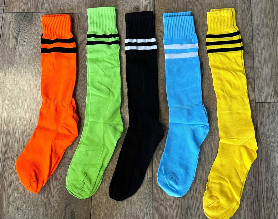 Акция! - Гетры футбольные размеры 40-45 ТОНКИЕ, в ассорт.,цена за пару