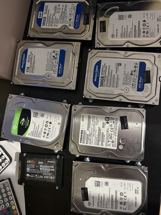 Dyski HDD 1 TB 500 GB SSD 256