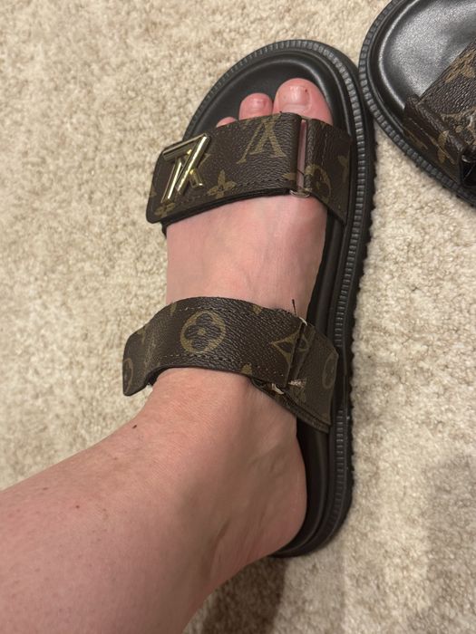 Klapki louis vuitton
