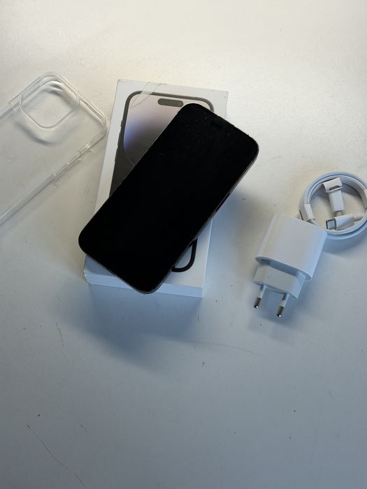 iPhone 14 Pro 256gb czarny bateria 100% komplet