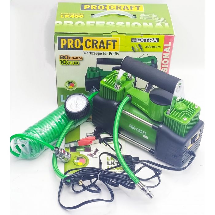 Автомобильный Компрессор Германия Прокрафт Воздушный Двухпоршневой