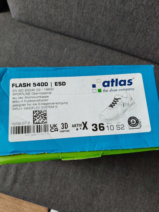 Buty robocze firmy Atlas prawie nowe