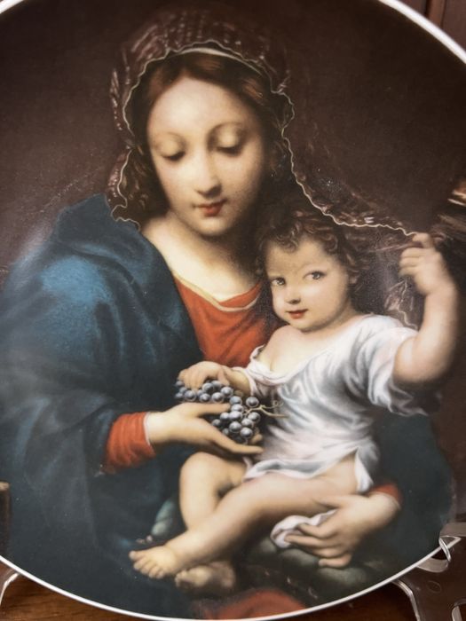 Prato de Natal da vista alegre de 1982