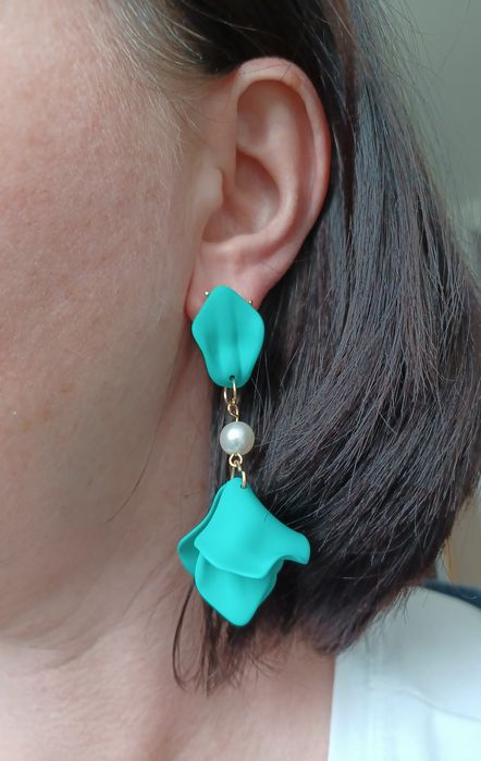 Kolczyki wiszące akrylowe