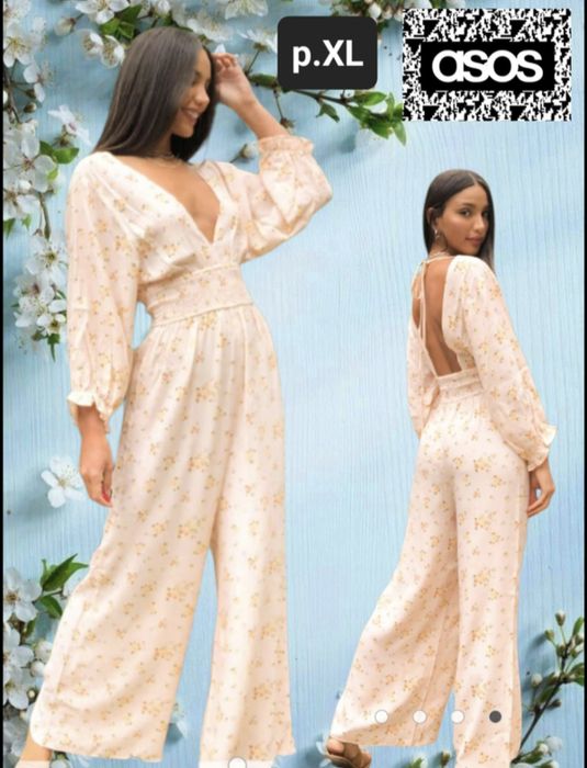 Комбінезон легкий у квіти asos