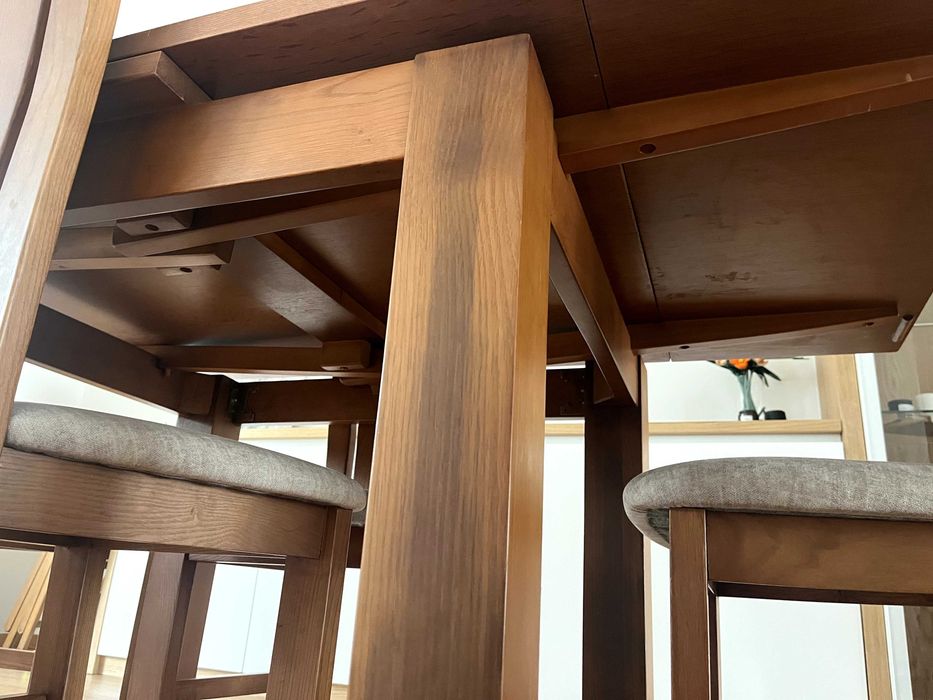Mesa Jantar Extensível com 4 Cadeiras