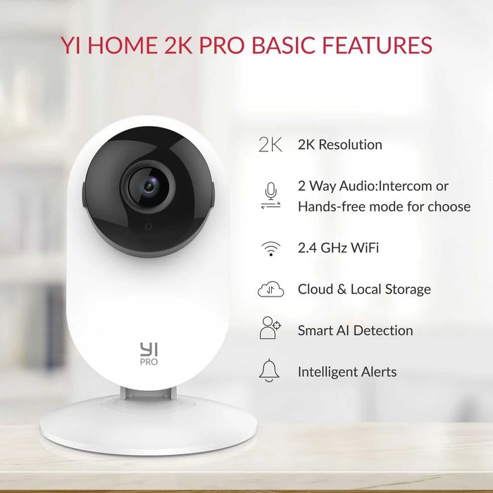 IP-камера YI Home Camera 2K Pro (by Xiaomi) (1296p, ІЧ-підсвітка)