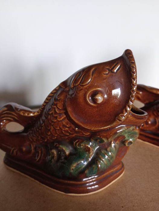 Rybki ceramiczne prl