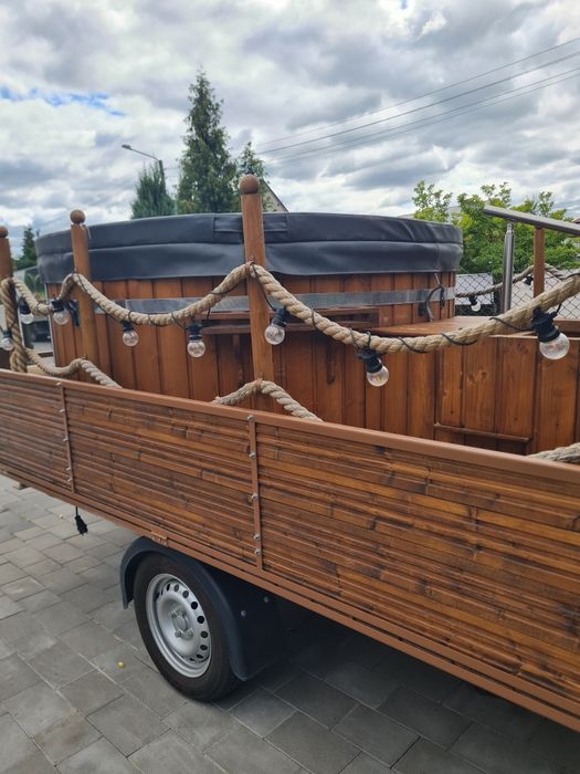Balia mobilna jacuzzi wynajem Wrocław Długołęka 6–8 osób