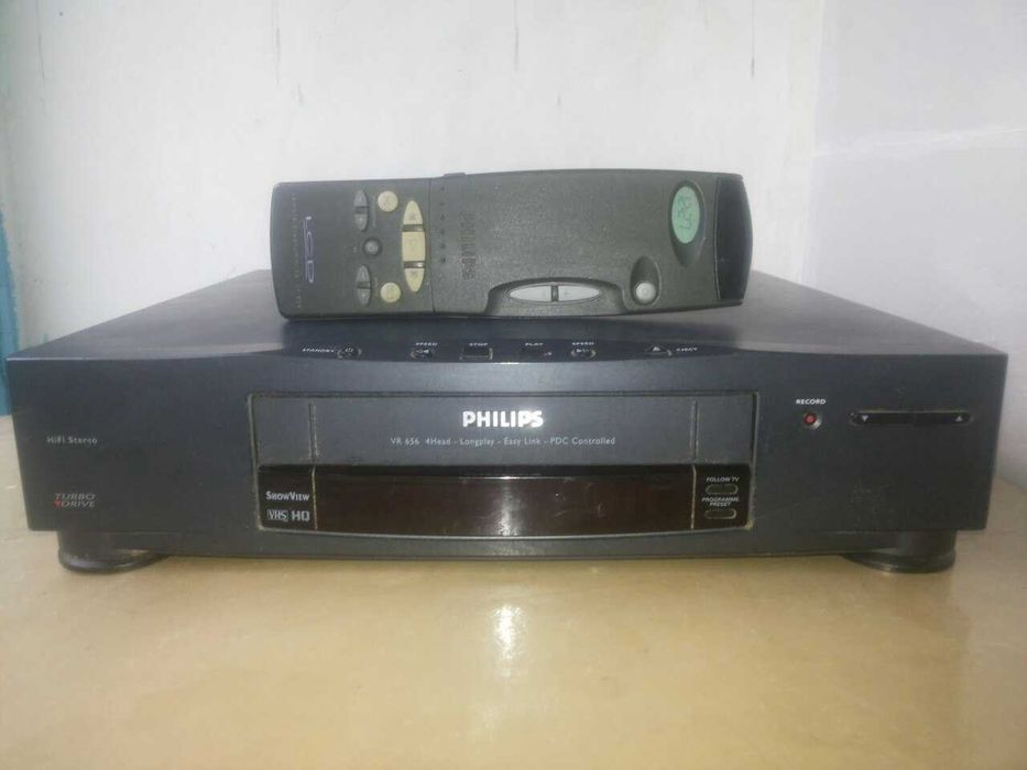 Раритетный Philips VR656/01  Hi-Fi Stereo 4 головки, пульт, рабочий