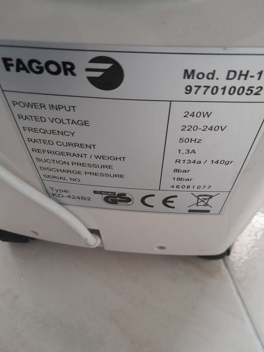 Desumidificador  Fagor