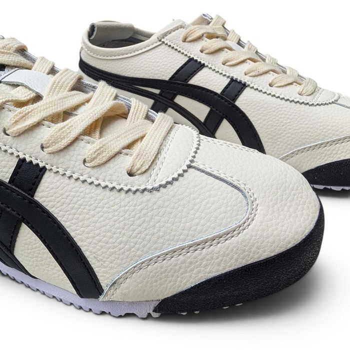 Кросівки Onitsuka Tiger Mexico 66 Cream / Шкіряні кремові кросовки (36-40)