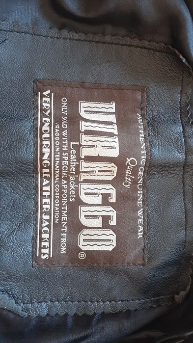 Casaco em pele genuína,  M