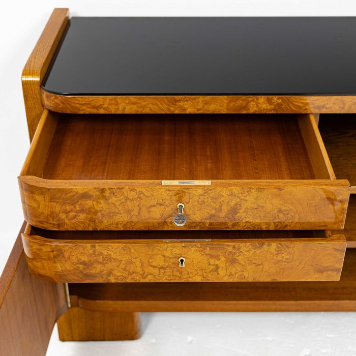 Niska Komoda Art Deco Modernizm Antyk Stara Lata 30 - Szafka RTV