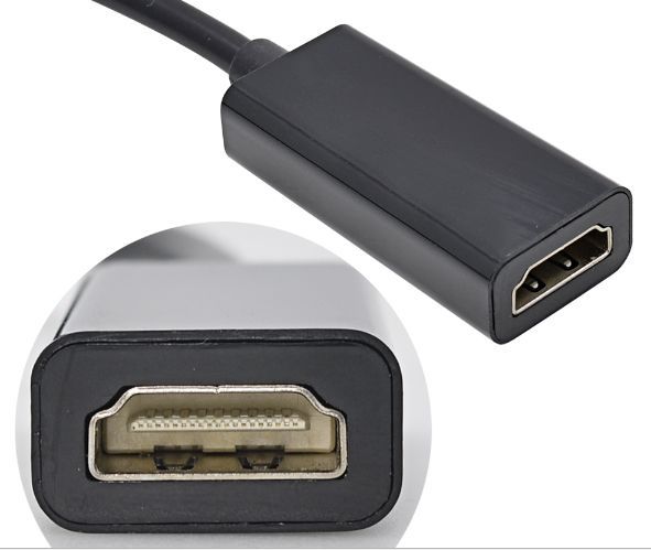 Adaptador para HP/Dell portátil, DP Display Port (M) para HDMI (F)