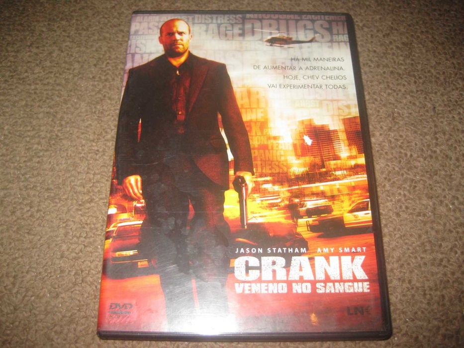 DVD "Crank - Veneno no Sangue" com Jason Statham