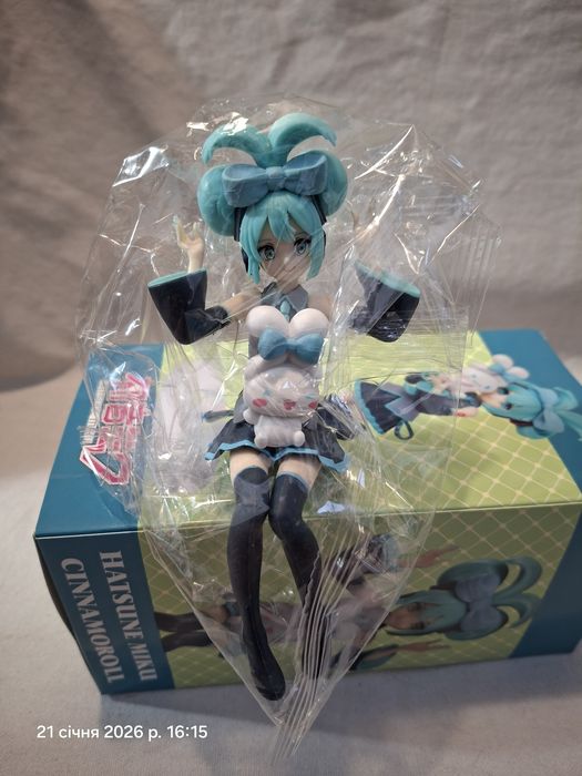 Фигурка Хацуне Мику і сінаморол Hatsune Miku Хацунэ Мику cinnamoroll