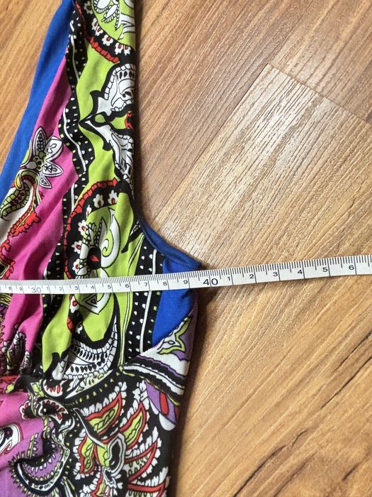 Kolorowa maxi sukienka