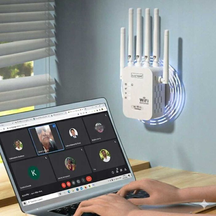 Wzmacniacz sygnału zasięgu sieci WiFi repeater zewnętrzny extender