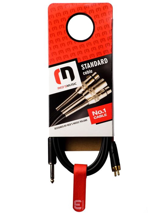 Kabel audio Red’s Music AU1110BX – Jack stereo 6,3 mm – 2 x RCA – 1 m