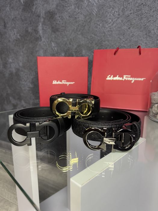 Мужской ремень пояс salvatore ferragamo armani