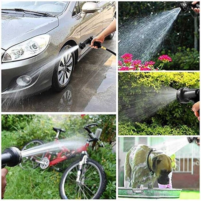 Wąż Ogrodowy 8w1 8-22m + ZŁĄCZKI