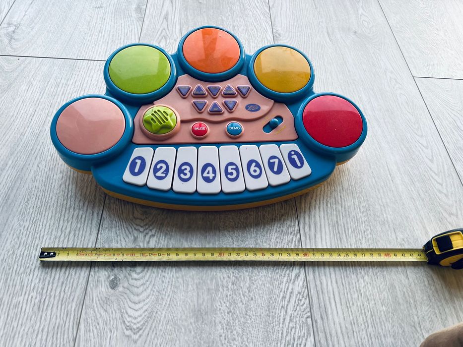 Pianino zabawka odgłosy instrumentów muzycznych 40 cm