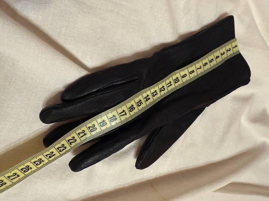 Шкіряні жіночі рукавиці S-M