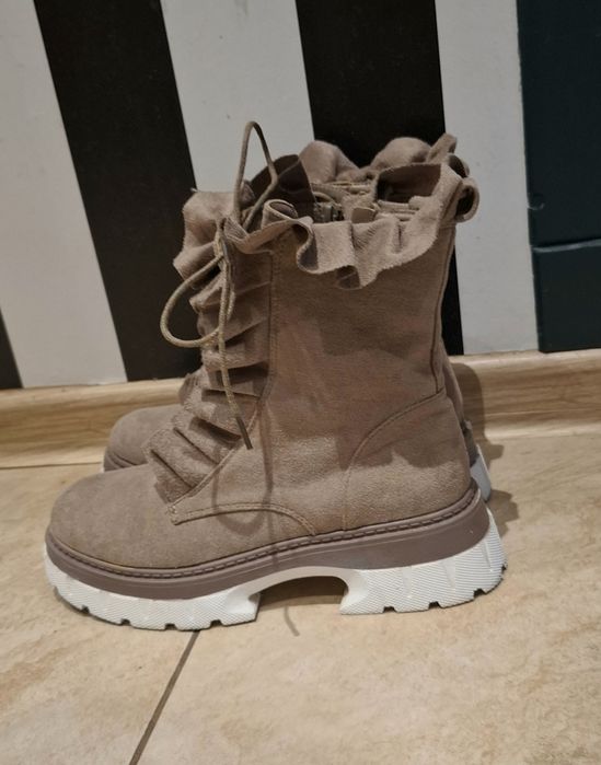 Botki  ocieplane  damskie  38