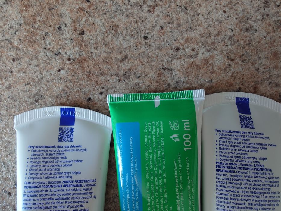 Pasta do zębów sensodyne pro szkliwo x2 + sylveco