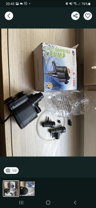 Помпа для аквариума Resan B1000