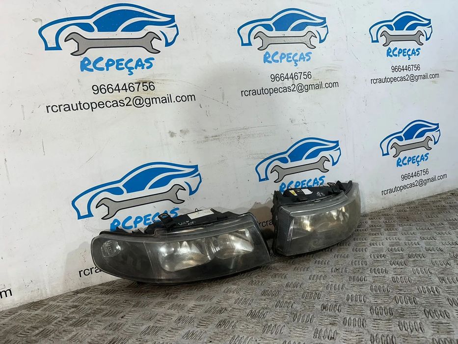 .Conjunto Farol Otica Frente Frontal Direita Esquerda Original Seat Leon 1M 1999 a 2006
