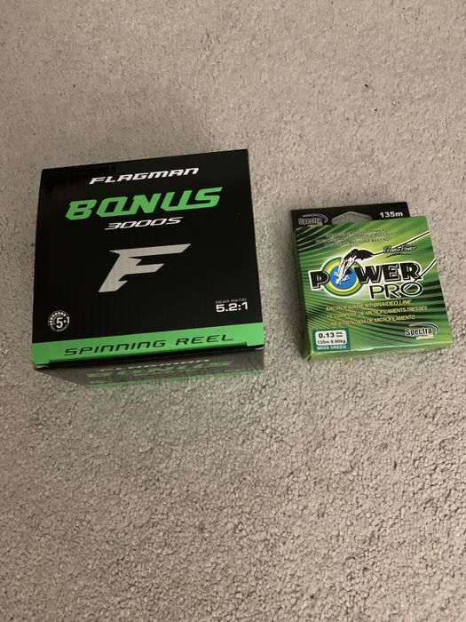 Спининг + катушка + 2 вершинки , тест: 5-20г.; 7-30г.