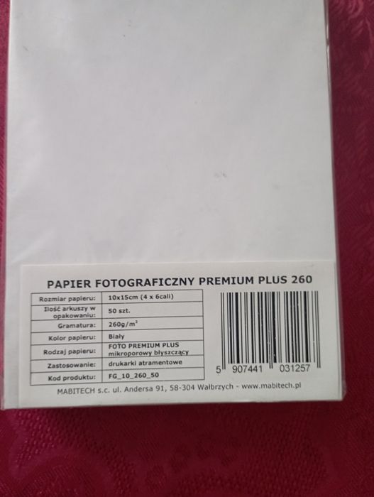 Papier fotograficzny premium