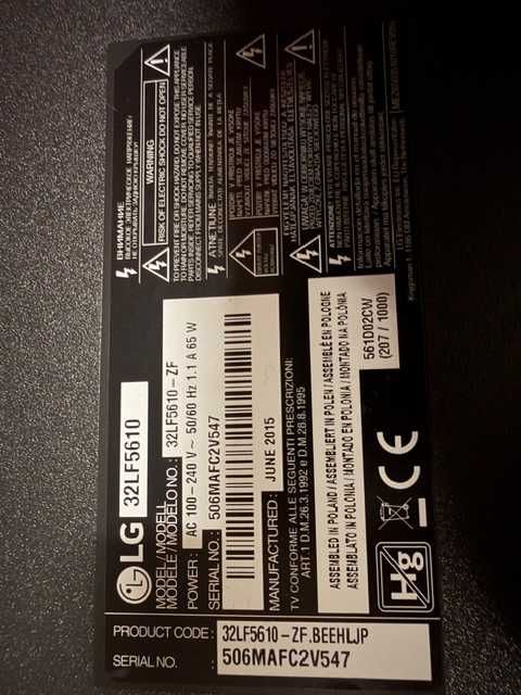 Telewizor LG 32" 32LF5610