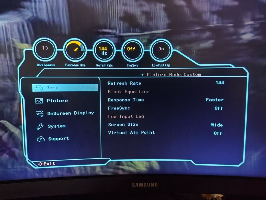Monitor Samsung Odyssey G5 32" 144hz 1440p QHD