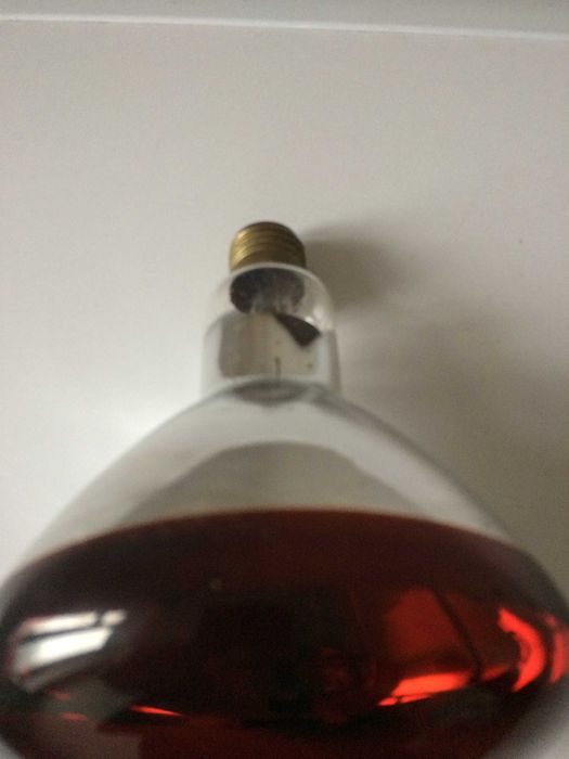 Инфракрасная лампа для обогрева, 250 вт