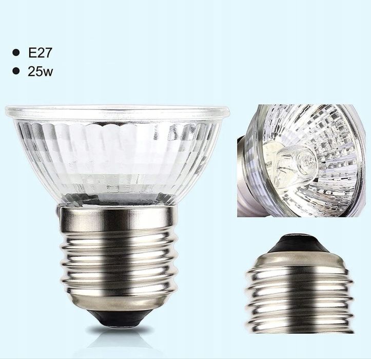 Lampa grzewcza do terrarium dla gadów